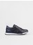 Siyah-Lacivert Erkek Deri Sneaker 14320 1
