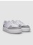 %100 Hakiki Deri Beyaz - Gri Erkek Sneaker 2