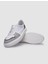 %100 Hakiki Deri Beyaz - Gri Erkek Sneaker 4