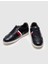 Lacivert Erkek Deri Sneaker 28338 4