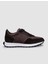 Kahverengi Erkek Deri Sneaker 123757 1