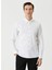 Slim Fit Klasik Yaka Beyaz Erkek Gömlek 1080116 1