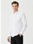 Slim Fit Klasik Yaka Beyaz Erkek Gömlek 1080116 3