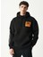 Kapüşonlu Siyah Erkek Sweatshırt L222673-001 1