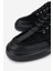 Siyah Erkek Deri Sneaker 352 21188 Erk Ayk SK24-25 3