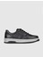 Hakiki Deri Siyah Bağcıklı Erkek Sneaker Spor Ayakkabı 1