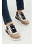 Bej-Beyaz Erkek Deri Sneaker 618 51100 Erk Ayk Y23 4