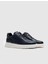 Lacivert Erkek Deri Sneaker 21365 3