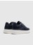 Lacivert Erkek Deri Sneaker 21365 4
