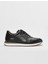 Siyah Erkek Deri Sneaker 122273 1