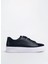 Lacivert Erkek Deri Sneaker Rubens 1
