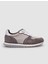 Gri-Beyaz Erkek Deri Sneaker 124421R 1