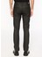 Siyah Erkek Düz Paça Slim Fit Denim Pantolon 74OBB5S0DW056L54899 5