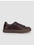 Kahverengi Erkek Deri Sneaker 117833 1