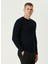 Lacivert Erkek Bisiklet Slim Fit Düz Kazak 1091737 4