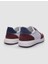 Beyaz-Bordo Erkek Deri Sneaker 123974S 3