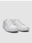 %100 Hakiki Deri Beyaz Kare Desenli Bağcıklı Erkek Sneaker 2