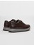 Kahverengi Erkek Deri Sneaker 29238 3