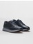 Lacivert Erkek Deri Sneaker 29232 2