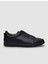 Siyah Erkek Deri Sneaker 123125S 1