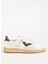 Beyaz-Yeşil Erkek Deri Sneaker Play New 1