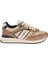 Bej-Yeşil Erkek Deri Sneaker 20216/CP 2