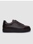 Hakiki Deri Kahverengi Bağcıklı Erkek Sneaker 1