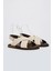 Sandals Factory Zeno Erkek Bej Hakiki Deri Sandalet Ayakkabı 2