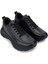 Erkek Hakiki Deri Siyah Antik Sneakers 2