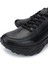 Erkek Hakiki Deri Siyah Antik Sneakers 3