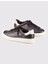 Siyah-Beyaz Erkek Deri Sneaker 14586 5