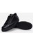 Siyah Erkek Deri Sneaker 111102 4