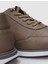%100 Hakiki Deri Vizon Bağcıklı Erkek Sneaker 4