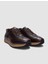 Kahverengi Erkek Deri Sneaker 101398S 3