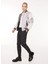 Lastikli Bel Dar Paça Slim Fit Koyu Lacivert Erkek Pantolon 62034110 1