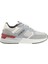 Açık Gri-Kırmızı Erkek Deri Sneaker 16210/CP 1