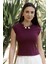 Kensal Dar Kesim Bordo T-Shirt 2