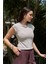 Kensal Dar Kesim Gri T-Shirt 5