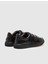 Siyah Erkek Deri Sneaker 28542 3