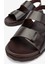 Sandals Factory Lorenza Erkek Kahverengi Hakiki Deri Sandalet Ayakkabı 3