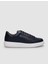 Lacivert Erkek Deri Sneaker 102257 1