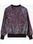 Siyah - Pembe Kız Çocuk Payetli Sweatmont BRB4WG-SWT6302 2