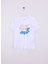 Beyaz Kız Çocuk Baskılı T-Shirt 1389765-100-UA Bubble Wordmark Ss 1