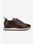 Erkek Hakiki Deri Kahverengi Sneakers & Spor Ayakkabı 1