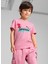 Pembe Kız Çocuk Desenli T-Shirt 62737648-PUMA x Trolls Tee 1