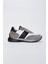 Agatho Erkek Grisiyah Hakiki Deri Sneakers & Spor Ayakkabı 1
