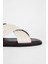 Sandals Factory Zeno Erkek Kırık Beyaz Hakiki Deri Sandalet Ayakkabı 4