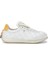 Erkek Hakiki Deri Beyaz/taş/turuncu Sneakers & Spor Ayakkabı 1