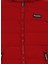 Kırmızı Kız Çocuk Kapüşon Yaka Basic Fit Kapitone Puffer Yelek D3WG-YLK2 3