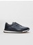 Lacivert Erkek Deri Sneaker 29487 2
